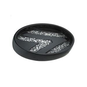 Popular Bath Black Sinatra Bath Decor Accessories, Premium, Durable, Acrylic